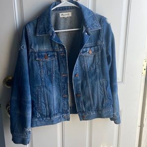 Madewell The Jean Jacket In Ellery Wash SZ M
